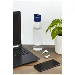 Bild på Flaska med transparent kropp, 650ml - Sky