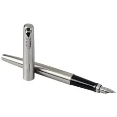 Bild på Reservoarpenna, metall, i presentask (blått bläck) - Parker Jotter