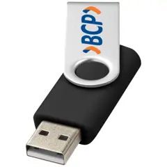 Bild på USB 2 GB, roterande 360 grader, aluminium - Rotate-basic