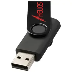 Bild på USB 4 GB, roterande 360 grader, aluminium - Rotate-basic