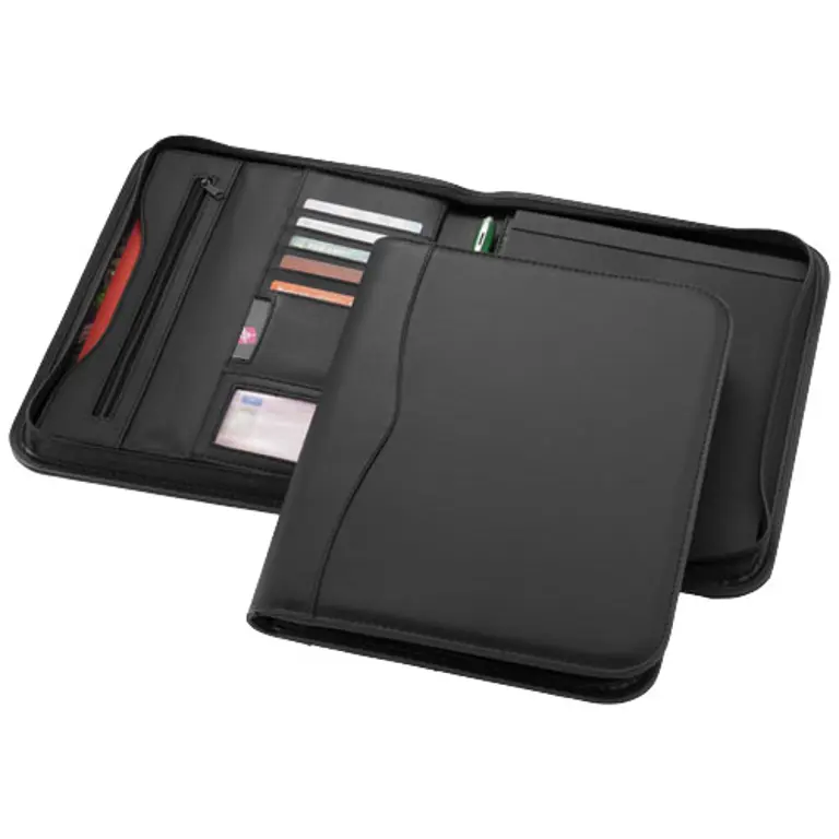 Mapp A4, 20 ark, med blixtlås - Ebony 