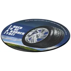 Bild på Brite-Mat® runt underlägg med däckmaterial