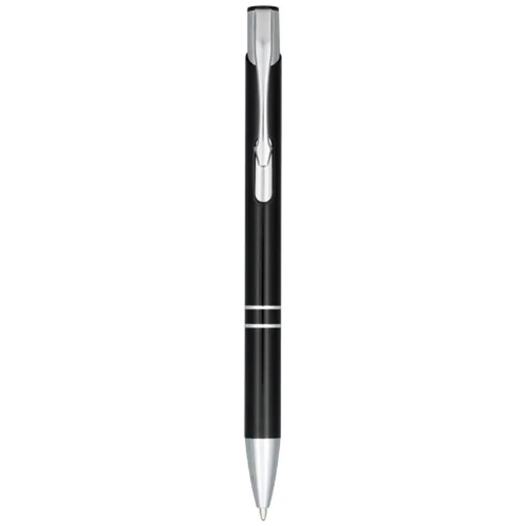 Anodiserad kulspetspenna, aluminium (blått bläck) - Moneta 