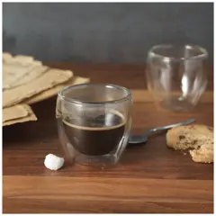 Bild på Espressoset i glas, 2 glas, 70ml - Boda 