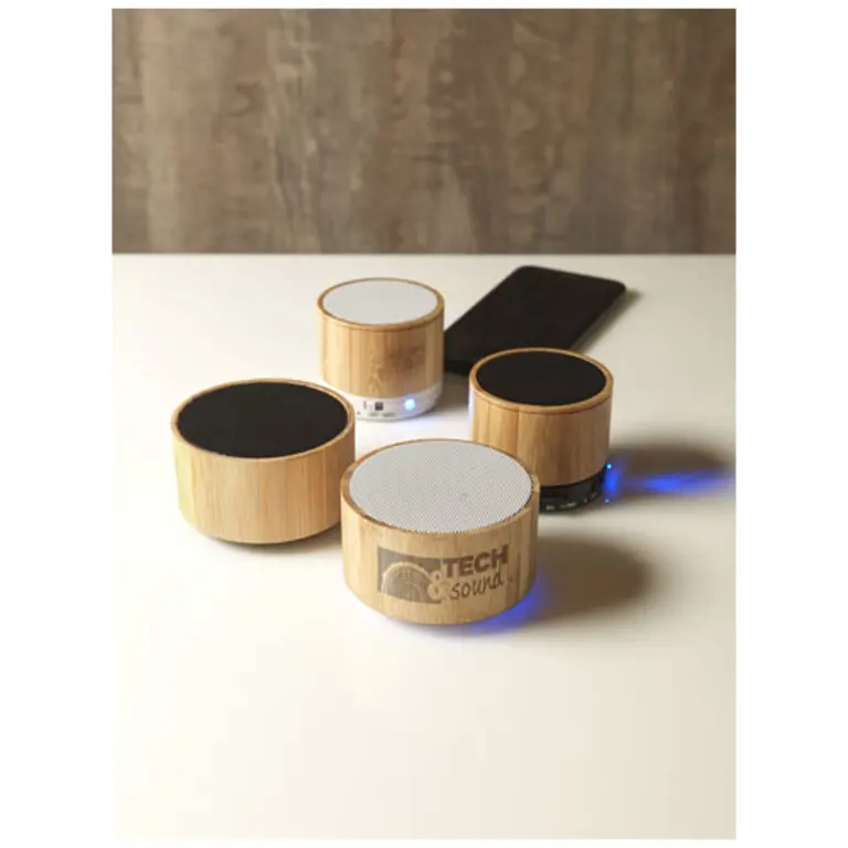 Bluetooth® -högtalare i bambu, 3W - Cosmos 