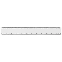 Bild på Plastlinjal, 30cm, GPPS-plast - Renzo 