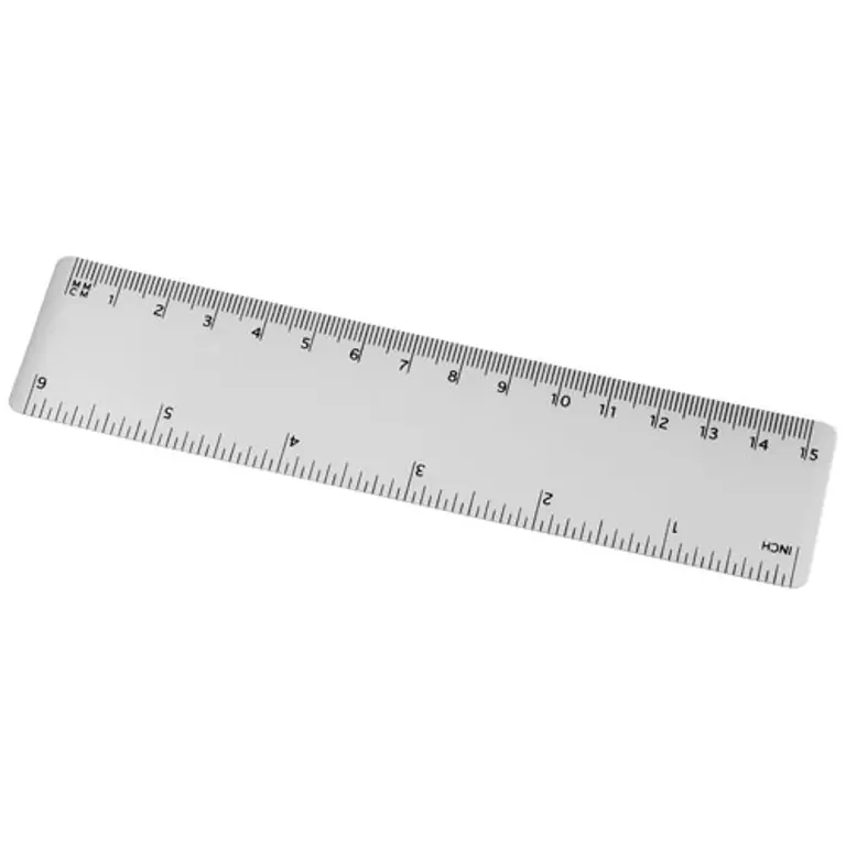 Plastlinjal, 15cm, PP-plast - Rothko