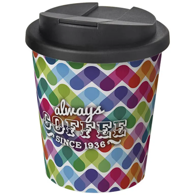 Brite-Americano® Espresso 250 ml mugg med spillsäkert lock