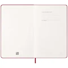 Bild på Moleskine inbunden 12-månaders daglig planeringskalender