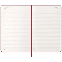 Bild på Moleskine inbunden 12-månaders daglig planeringskalender