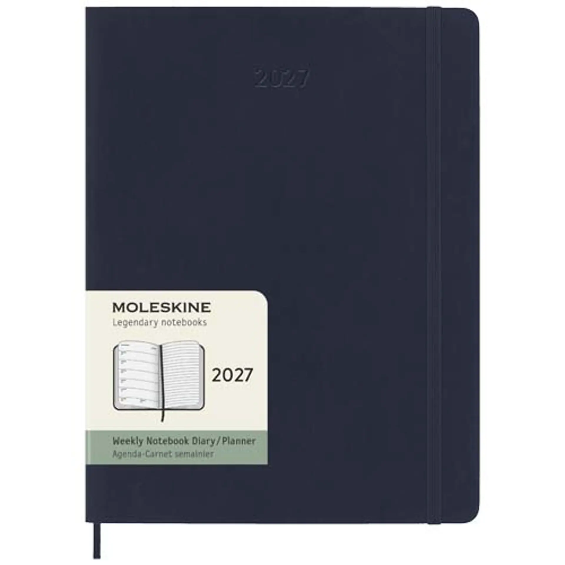 Bild på Moleskine 12-månaders anteckningsbok XL med mjukt omslag