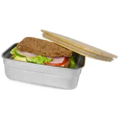 Bild på Tite lunchlåda i rostfritt stål med bambulock