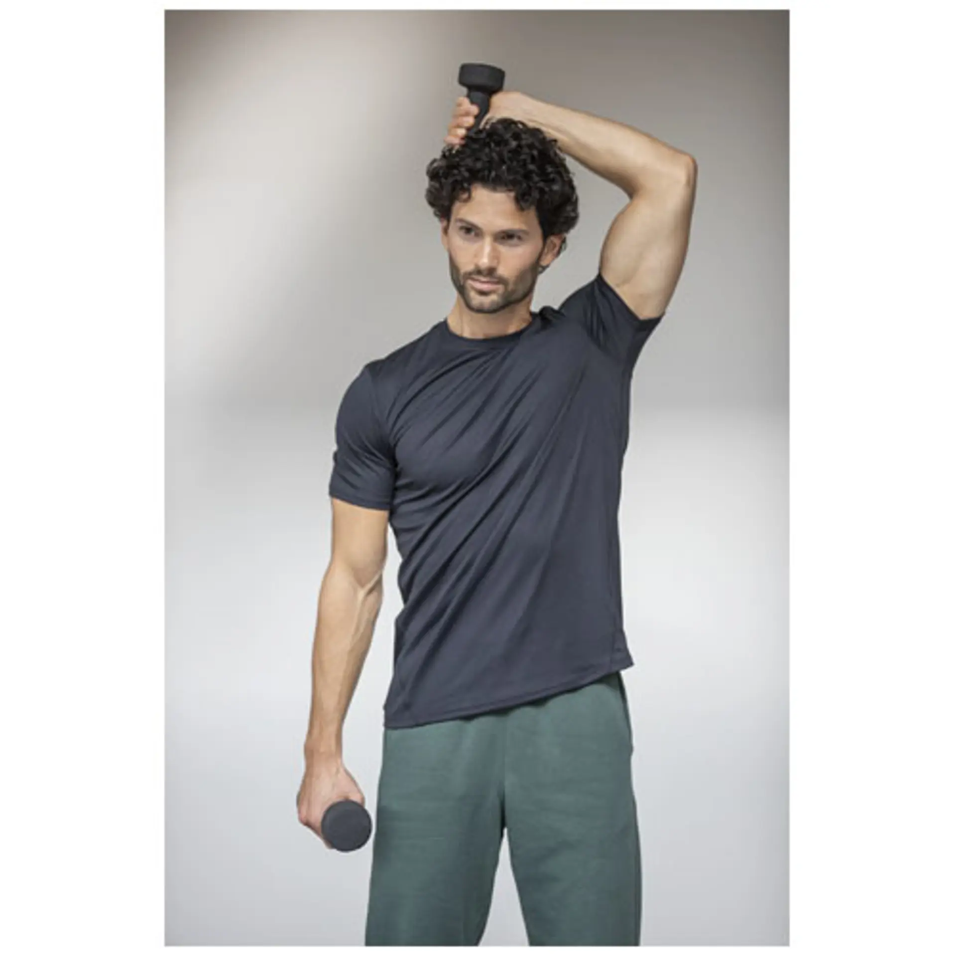 Bild på T-shirt funktion herr, 105g/m2 polyester, cool-fit - Kratos 