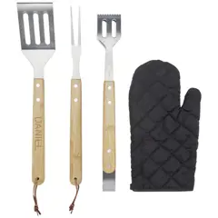 Bild på  Grillset, 5 delar, handtag i bambu - Gril
