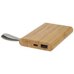 Bild på 5000 mAh powerbank bambu, återvunnen PET - Tulda 