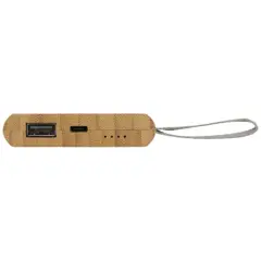 Bild på 5000 mAh powerbank bambu, återvunnen PET - Tulda 