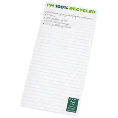 Bild på Desk-Mate® 1/3 A4-anteckningsblock med återvunnet papper