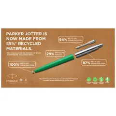 Bild på Parker Jotter Recycled kulspetspenna (blått bläck)