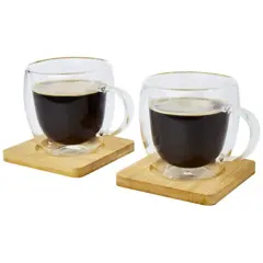 Bild på Set med termoglas, 2 glas, dubbelvägg (250ml) - Manti 