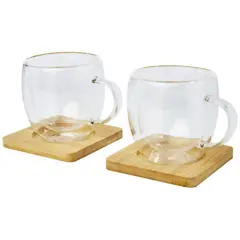 Bild på Set med termoglas, 2 glas, dubbelvägg (250ml) - Manti 