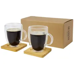 Bild på Set med termoglas, 2 glas, dubbelvägg (350ml) - Manti 