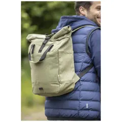 Bild på Joey 15" laptopväska med rullstängning av GRS-återvunnen canvas 15 liter