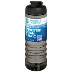 Bild på H2O Active® Eco Treble 750 ml sportflaska med uppfällbart lock