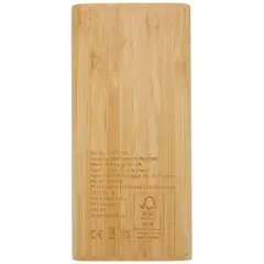 Bild på Tulda 10,000 mAh powerbank i bambu