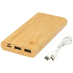 Bild på Tulda 10,000 mAh powerbank i bambu