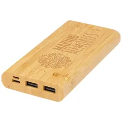 Bild på Tulda 10,000 mAh powerbank i bambu