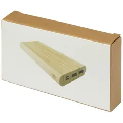 Bild på Tulda 10,000 mAh powerbank i bambu