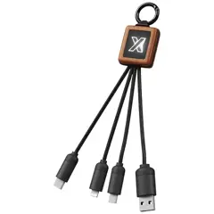 Bild på SCX.design C19 lättanvänd kabel i trä