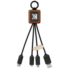 Bild på SCX.design C19 lättanvänd kabel i trä