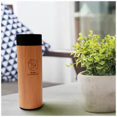 Bild på SCX.design D11 500 ml smart flaska i bambu