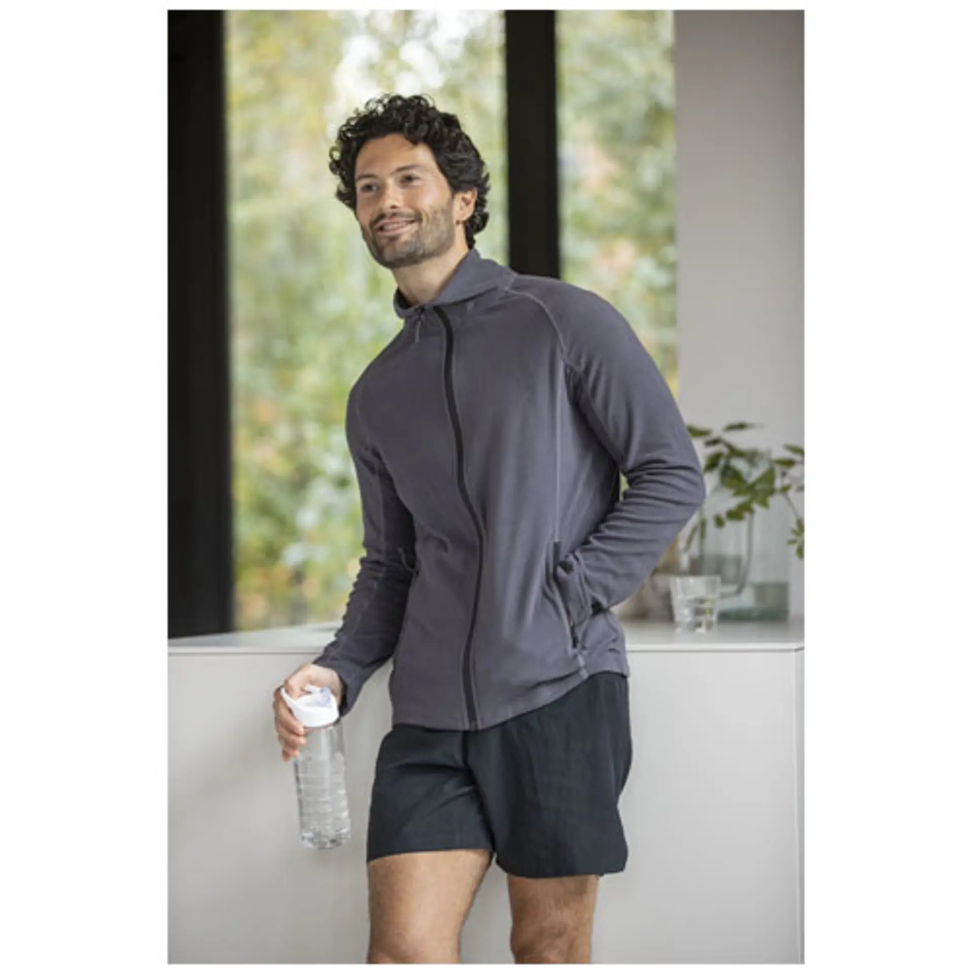 Bild på Fleecejacka herr, 140g/m2 microfleece - Zelus