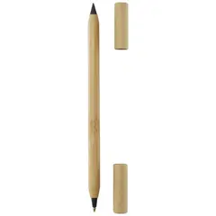 Bild på Samambu duo-penna av bambu (blått bläck)