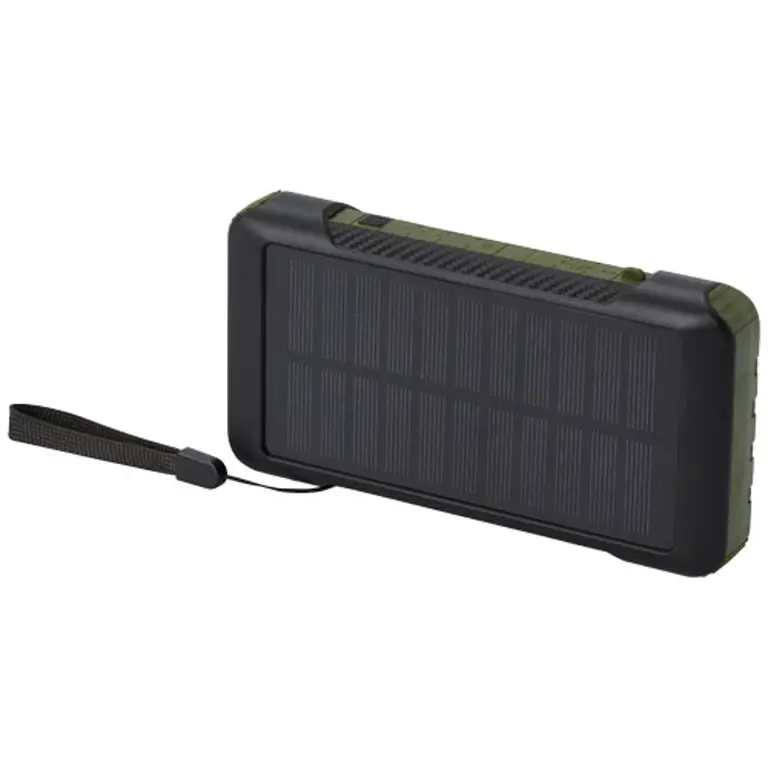 Bild på Soldy 10 000 mAh powerbank med soldynamo av RCS-återvunnen plast