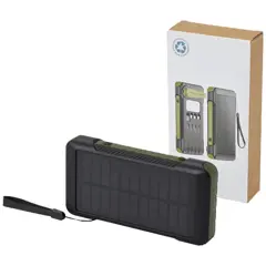 Bild på Soldy 10 000 mAh powerbank med soldynamo av RCS-återvunnen plast