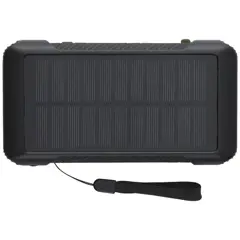Bild på Soldy 10 000 mAh powerbank med soldynamo av RCS-återvunnen plast