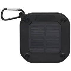 Bild på Solo soldriven Bluetooth®-högtalare med karbinhake på 3 W av IPX5 RCS-återvunnen plast 