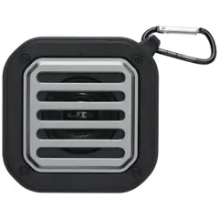 Bild på Solo soldriven Bluetooth®-högtalare med karbinhake på 3 W av IPX5 RCS-återvunnen plast 