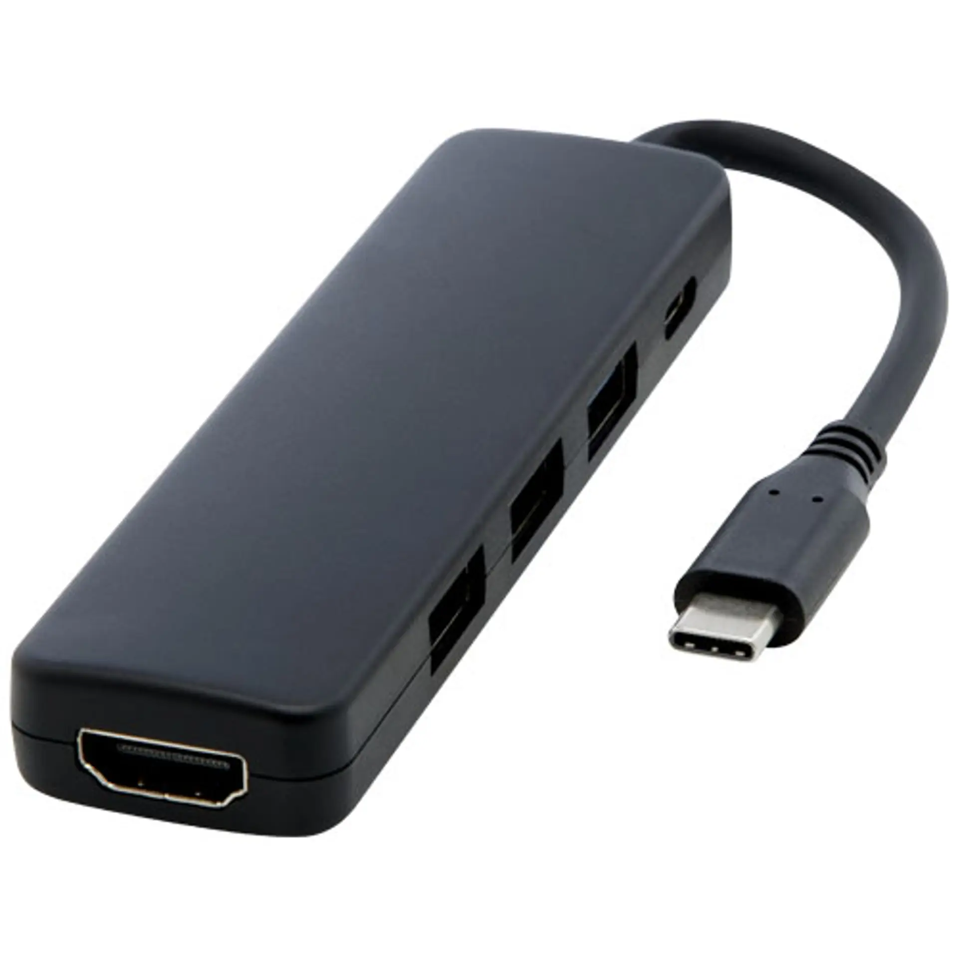 Bild på Loop RCS multimedieadapter USB 2.0–3.0 av återvunnen plast med HDMI-port