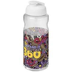 Bild på H2O Active® Big Base 1-liters sportflaska med uppfällbart lock