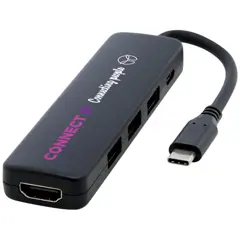 Bild på Loop RCS multimedieadapter USB 2.0–3.0 av återvunnen plast med HDMI-port