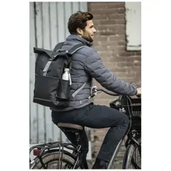 Bild på Aqua 15-tums vattentät cykelväska med rullöppning av GRS-återvunnet material, 20 l