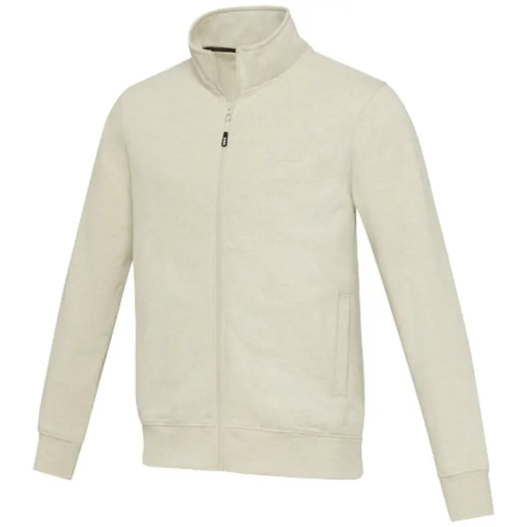Tröja unisex, hel dragkedja, återvunnet material - Galena 