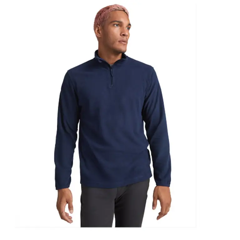 Fleecejacka herr, microfleece 155g/m2, kvartslång dragkedja - Himalaya