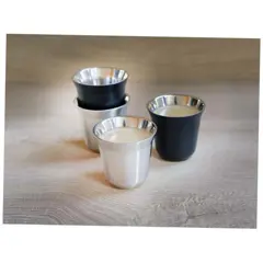 Bild på Espressokoppar i rostfritt stål, RCS-certifierade, 80 ml 