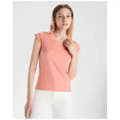 Bild på Victoria kortärmad v-ringad T-shirt för dam