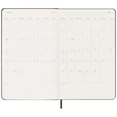 Bild på Moleskine inbunden 12-månaders L vertikplanerare